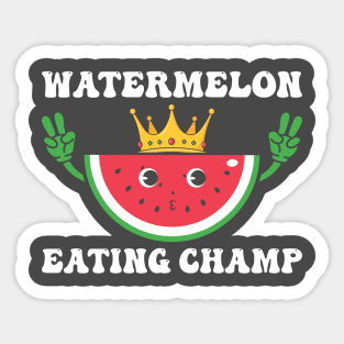 watermelon watermelon lover fruit summer fruit lover melon funny cute watermelons summer fruit watermelon day Sticker